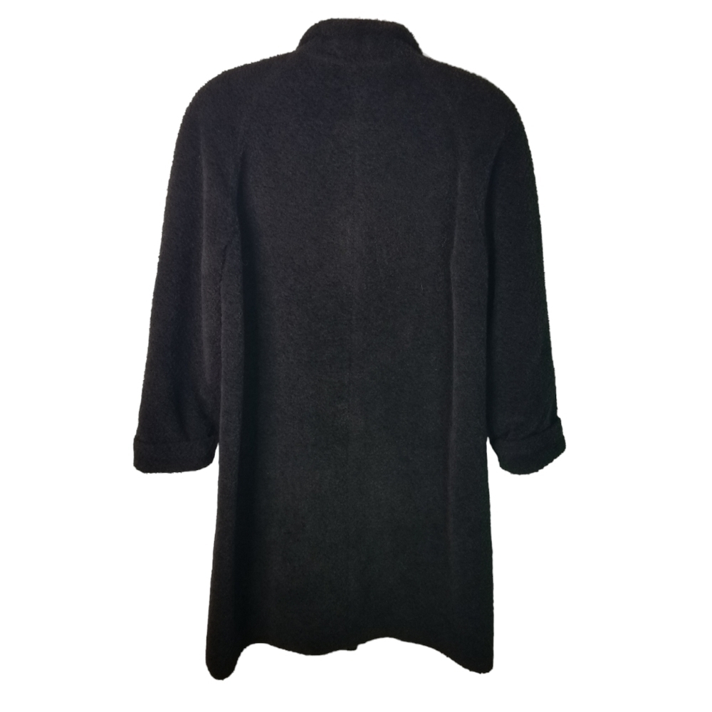Vtg Suri alpaca brown long line coat size 6 - Picture 3 of 11